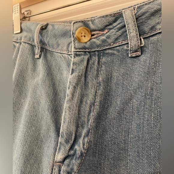 Topshop Wide Legged High Waisted Cropped Jeans - Picture 3 of 8